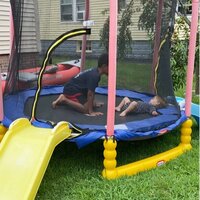 Little tikes climb and hotsell slide trampoline